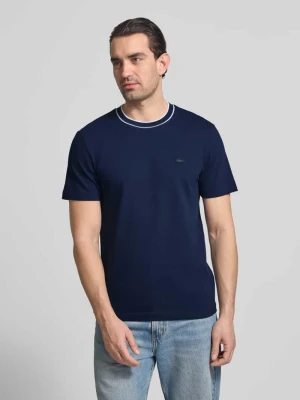 Regular Fit T-shirt z mieszanki bawełny Lacoste