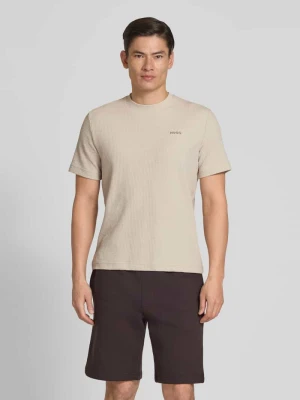 T-shirt o kroju regular fit z mieszanki bawełny model 'AUSTIN' HUGO