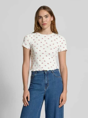 T-shirt o kroju regular fit z mieszanki bawełny model ‘HARRY’ Vero Moda