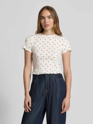 T-shirt o kroju regular fit z mieszanki bawełny model ‘HARRY’ Vero Moda