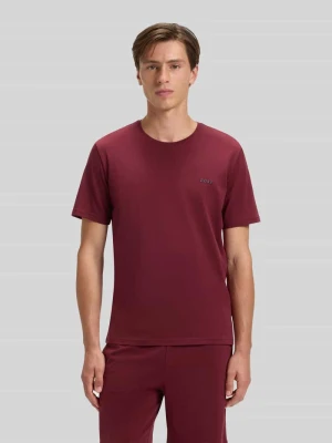 T-shirt o kroju regular fit z mieszanki bawełny model ‘MIX&MATCH’ Boss