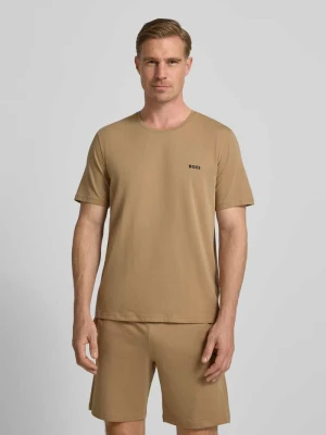 T-shirt o kroju regular fit z mieszanki bawełny model ‘MIX&MATCH T-SHIRT R’ Boss