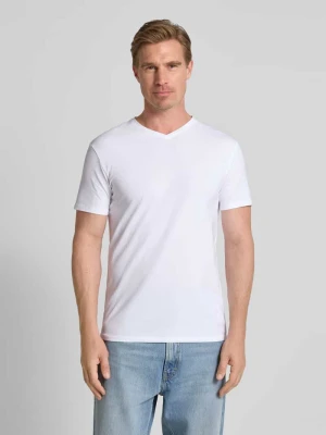 T-shirt o kroju regular fit z mieszanki bawełny model ‘NEWPIMA’ Selected Homme