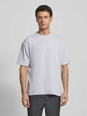 T-shirt o kroju regular fit z mieszanki bawełny Model 'TE_HIVE' Boss Orange