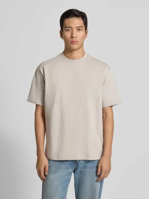 T-shirt o kroju regular fit z mieszanki bawełny model ‘TEETIM’ Boss Orange