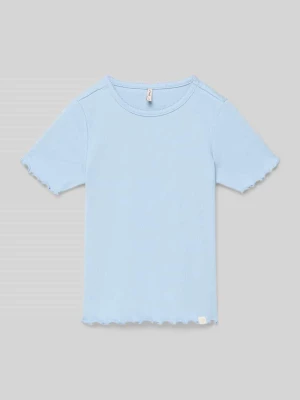 T-shirt o kroju regular fit z mieszanki bawełny model 'Trinny' Only