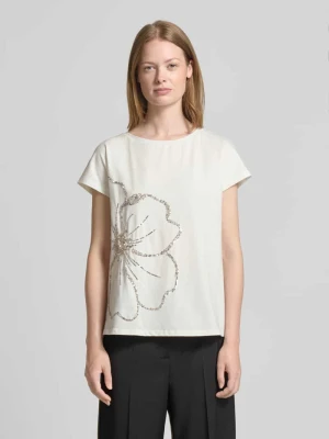 T-shirt o kroju regular fit z mieszanki bawełny s.Oliver BLACK LABEL