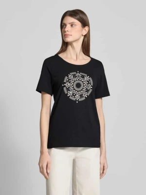 T-shirt o kroju regular fit z mieszanki bawełny s.Oliver RED LABEL