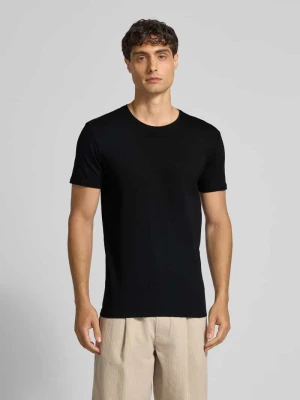 T-shirt o kroju regular fit z mieszanki bawełny Selected Homme