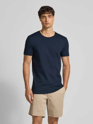 T-shirt o kroju regular fit z mieszanki bawełny Selected Homme