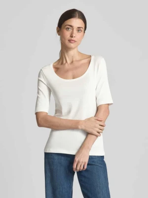 T-shirt o kroju regular fit z mieszanki bawełny Tom Tailor