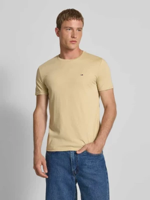 T-shirt o kroju regular fit z mieszanki bawełny Tommy Jeans