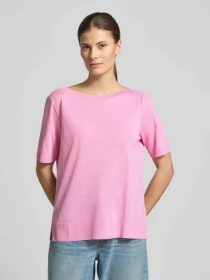 T-shirt o kroju regular fit z mieszanki lyocellu i bawełny Marc O'Polo