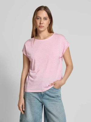 T-shirt o kroju regular fit z mieszanki lyocellu i elastanu model ‘AVA’ Vero Moda