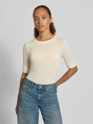 t-shirt o kroju regular fit z mieszanki lyocellu Jake*s Écru