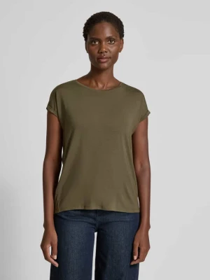 T-shirt o kroju regular fit z mieszanki lyocellu model ‘AVA’ Vero Moda
