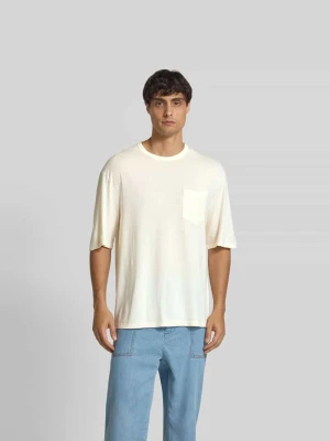 T-shirt o kroju regular fit z mieszanki lyocellu Officine Générale Złamany biały