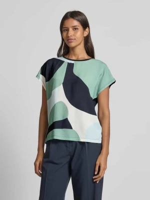 T-shirt o kroju regular fit z mieszanki materiałów z wiskozą Tom Tailor