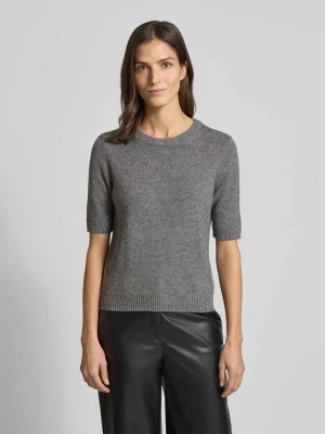 T-shirt o kroju regular fit z mieszanki wełny model ‘Protect’ comma