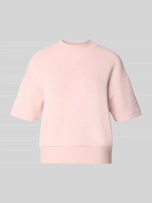 t-shirt o kroju regular fit z mieszanki wiskozy model 'Galita' Opus Jasnoróżowy