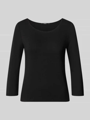 t-shirt o kroju regular fit z mieszanki wiskozy model 'Kirosa' Someday Czarny