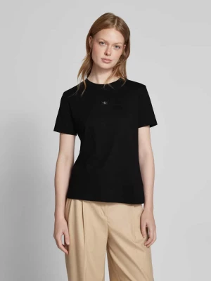 T-shirt o kroju Regular Fit z nadrukiem z logo Calvin Klein Jeans