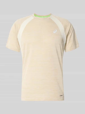 t-shirt o kroju regular fit z nadrukiem z logo model 'Road' ASICS TIGER Złamany biały