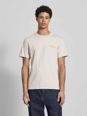 T-shirt o kroju regular fit z nadrukiem z logo Replay