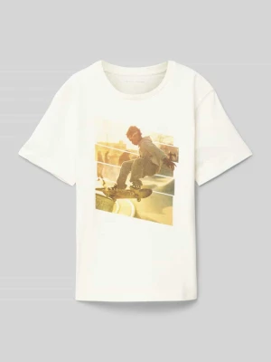 T-shirt o kroju regular fit z nadrukiem z motywem Tom Tailor