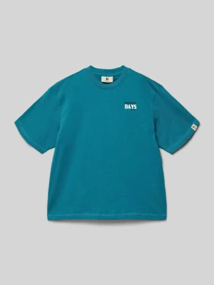 t-shirt o kroju regular fit z nadrukiem z napisem Garcia