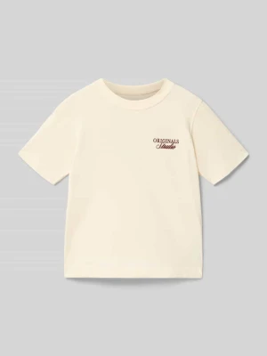 T-shirt o kroju regular fit z nadrukiem z napisem model 'Bro' jack & jones