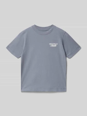 T-shirt o kroju regular fit z nadrukiem z napisem model 'Bro' jack & jones