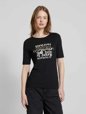 T-shirt o kroju regular fit z nadrukiem z napisem s.Oliver RED LABEL