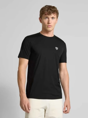 T-shirt o kroju regular fit z naszywką z logo model ‘Train’ EA7 Emporio Armani