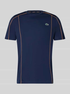 T-shirt o kroju regular fit z Ochrona UV 50+ Lacoste Sport