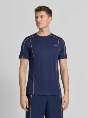 T-shirt o kroju regular fit z Ochrona UV 50+ Lacoste Sport