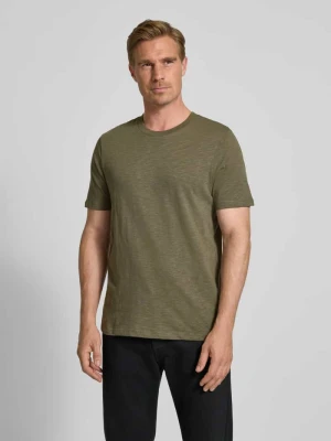Zdjęcie produktu T-shirt o kroju regular fit z okrągłym dekoltem MCNEAL Oliwkowy