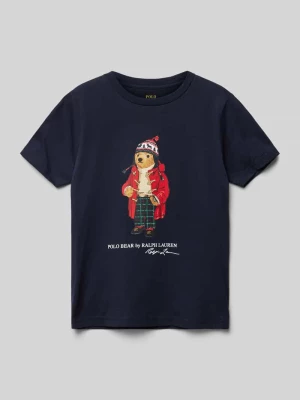 T-shirt o kroju regular fit z okrągłym dekoltem Polo Ralph Lauren Kids