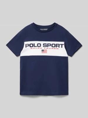 T-shirt o kroju regular fit z okrągłym dekoltem Polo Sport