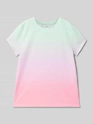 T-shirt o kroju regular fit z okrągłym dekoltem s.Oliver RED LABEL