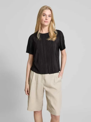 T-shirt o kroju regular fit z plisami s.Oliver RED LABEL