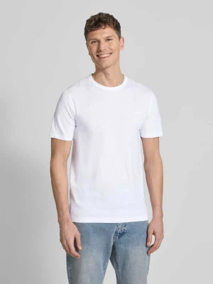 T-shirt o kroju regular fit z teksturowanej bawełny Model 'TEGOOD' Boss Orange