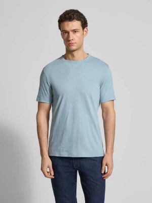 T-shirt o kroju regular fit z teksturowanej bawełny Model 'TEGOOD' Boss Orange