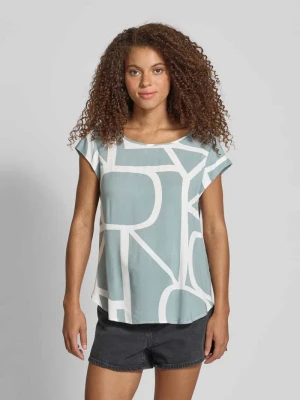 T-shirt o kroju regular fit z wycięciem w kształcie łezki na plecach model „NOVA” Only