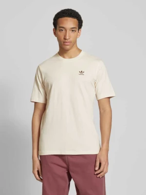 T-shirt o kroju regular fit z wyhaftowanym logo adidas Originals