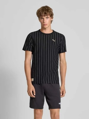 T-shirt o kroju regular fit z wyhaftowanym logo model ‘Class’ PUMA PERFORMANCE
