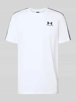 T-shirt o kroju regular fit z wyhaftowanym logo model ‘Icon’ Under Armour