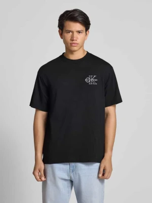 Zdjęcie produktu T-shirt o kroju regular fit z wyhaftowanym logo model ‘Micro’ Calvin Klein Jeans