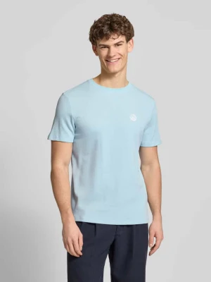 T-shirt o kroju regular fit ze strukturalnym wzorem model 'Kaito' Blend