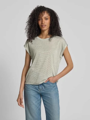 T-shirt o kroju regular fit ze wzorem w paski Tom Tailor Denim
